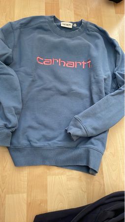 Carhartt Sweatshirt blau mit Logo Stickerei neuwertig