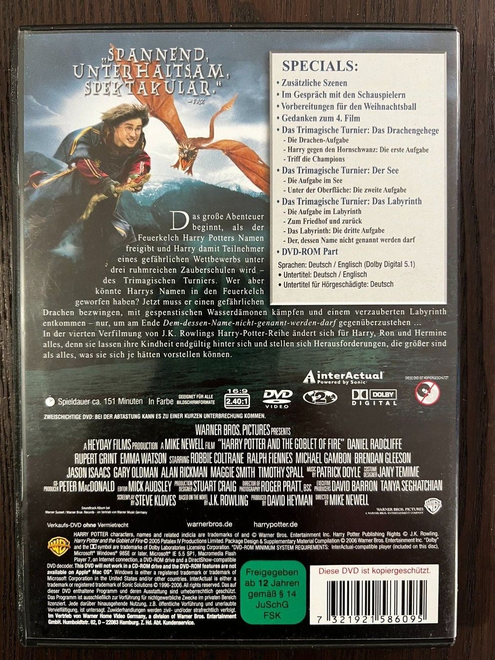 Tutti i DVDs: Harry Potter und der Feuerkelch – Usato da Zürich venduto da FilmFreunde 1