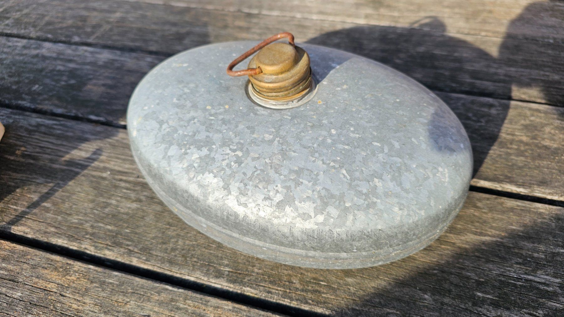 Altri elettrodomestici e apparecchi d’epoca: Alte Blech-Bettflasche – Usato da Meisterschwanden venduto da Df22
