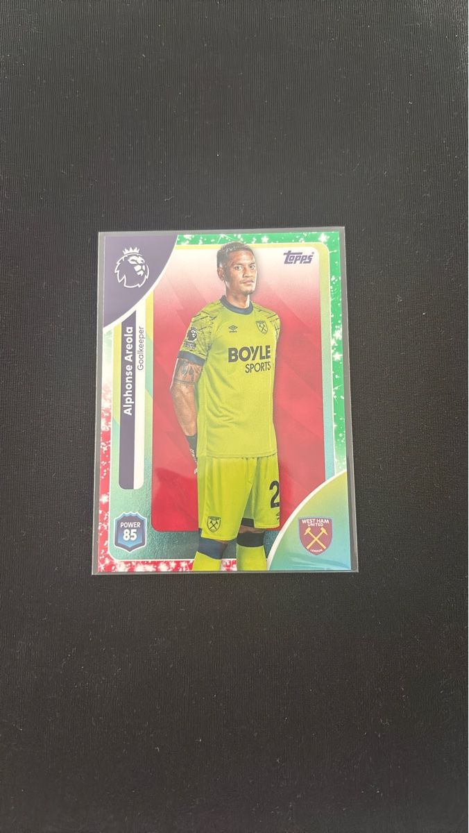 Topps Carte collezionabili: Topps - Alphonse Areola - West Ham - Premier League – Usato da Kaiseraugst venduto da Baum_12
