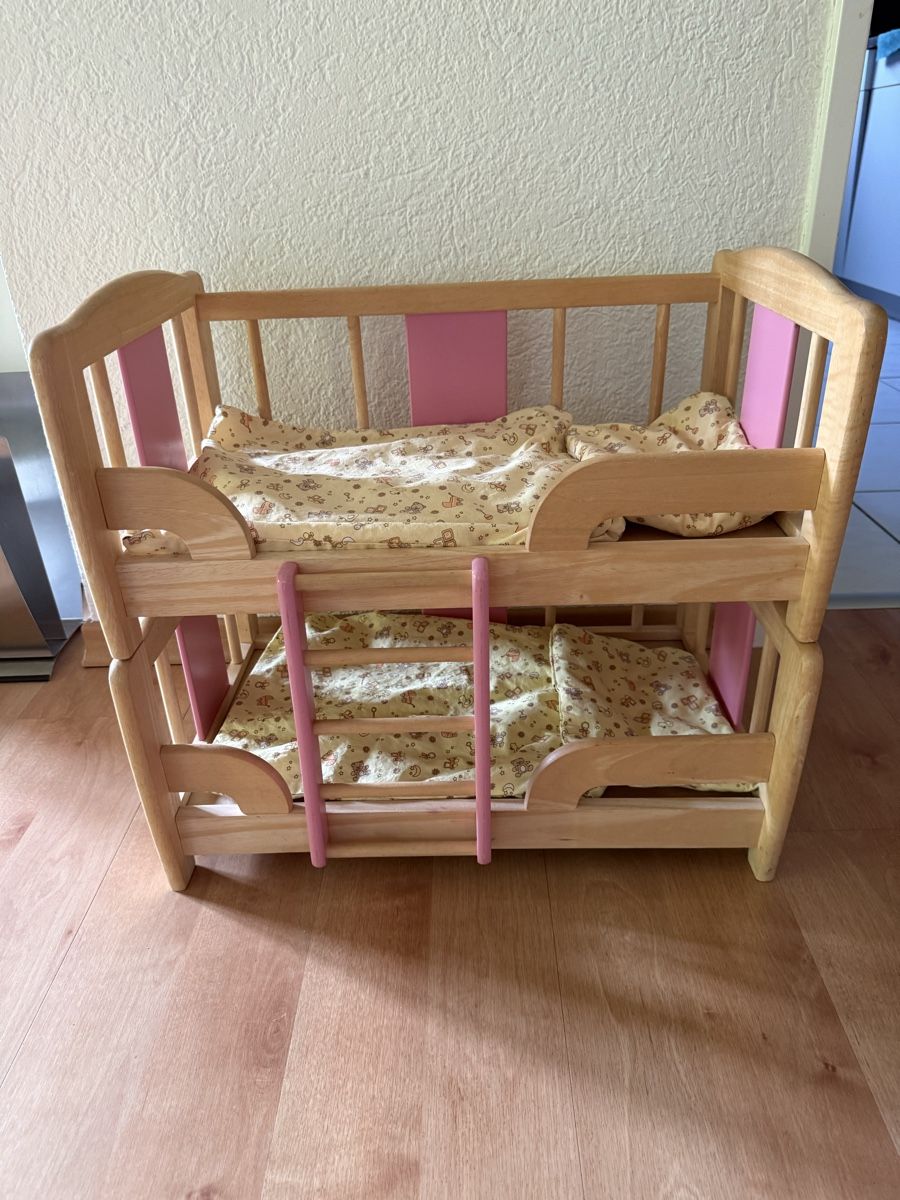 Giocattoli: Puppenhochbett aus Holz – Usato da Zürich venduto da andreamt