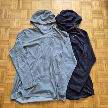 2x Nike Dri-Fit Langarmshirts Herren Grösse M