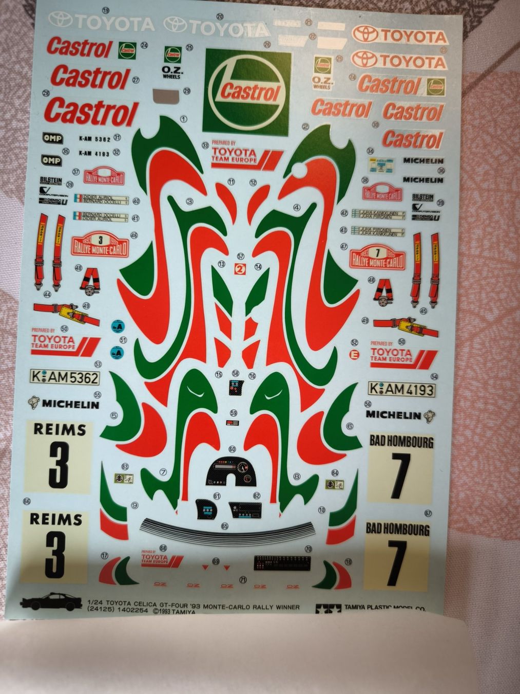Tamiya Kits de montage: Tamiya Toyota Celica GT-Four '93 – Neuf (Voir description) à Cugy VD par Cadfael 2