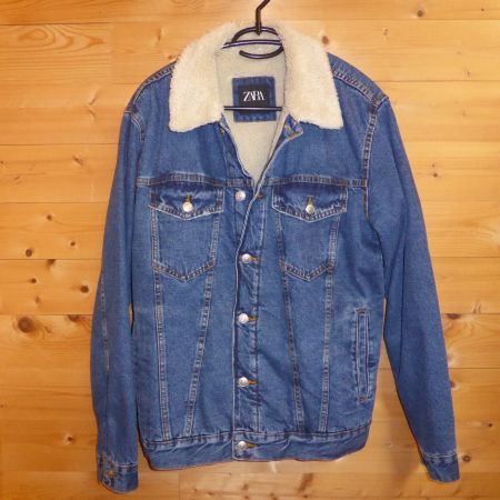 Jeansjacke gefüttert ZARA, Gr. L
