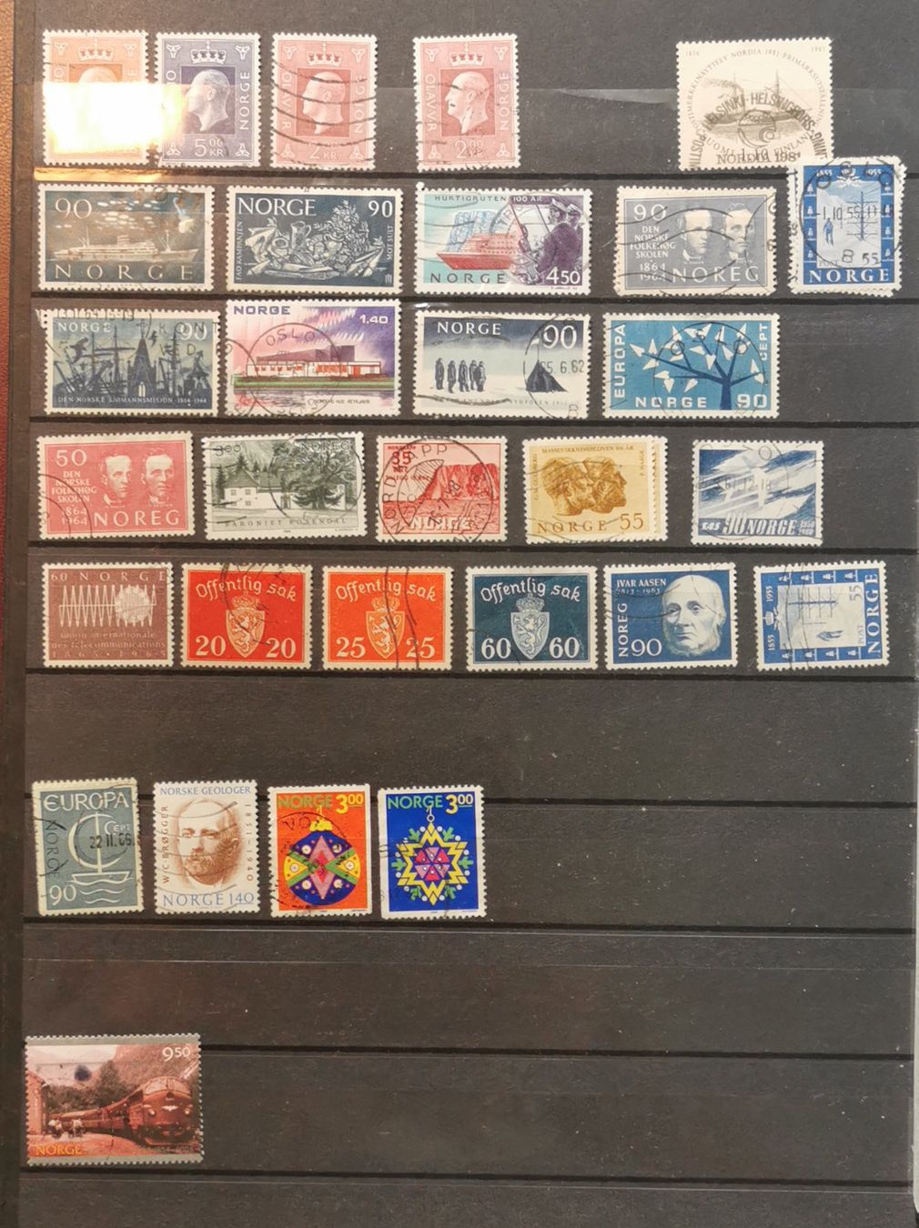 Alle Briefmarken: Norwegen – Gebraucht aus Aadorf von Chnorli-Furz 2