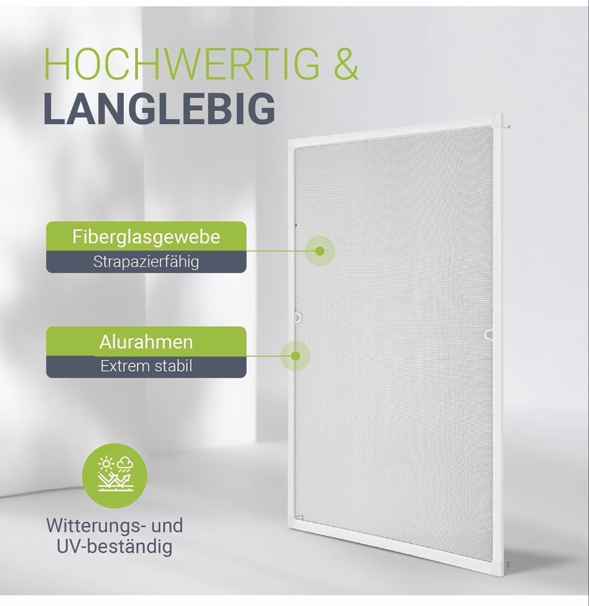 Kit di costruzioni: Fliegengitter 120x140cm Bausatz – Nuovo (secondo la descrizione) da Tägerig venduto da est_9n9l