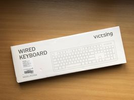 VICTSING USB‑AZERTY-Tastatur PC260A (NEU)