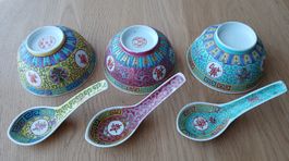 Wunderschönes Vintage-Set aus Jingdezhen, China – 6-teilig