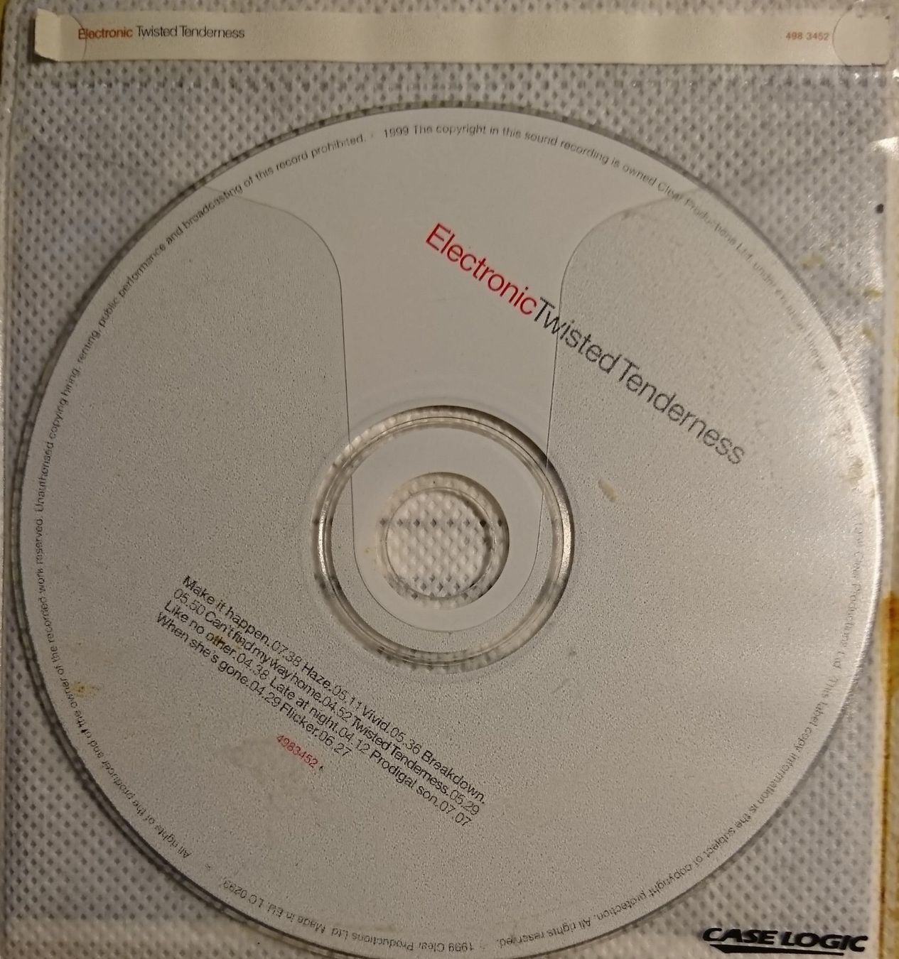 CDs: ELECTRONIC Twisted Tenderness – D'occasion à Zürich par Raz88 1