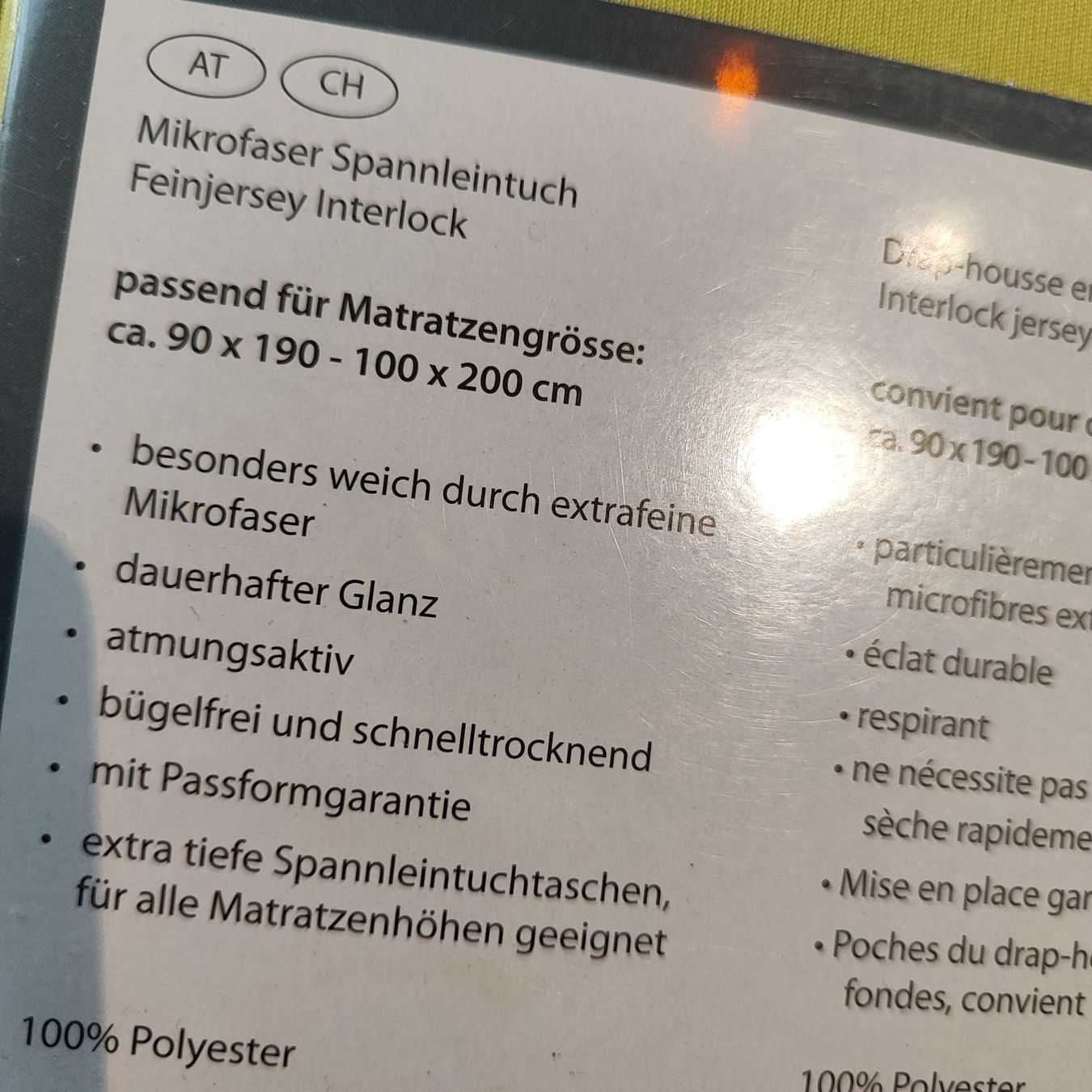 Biancheria da letto: Fixleintuch  im verschiedene Grünfarbe – Nuovo e nell'imballaggio originale da Langnau am Albis venduto da Judithsebi 4