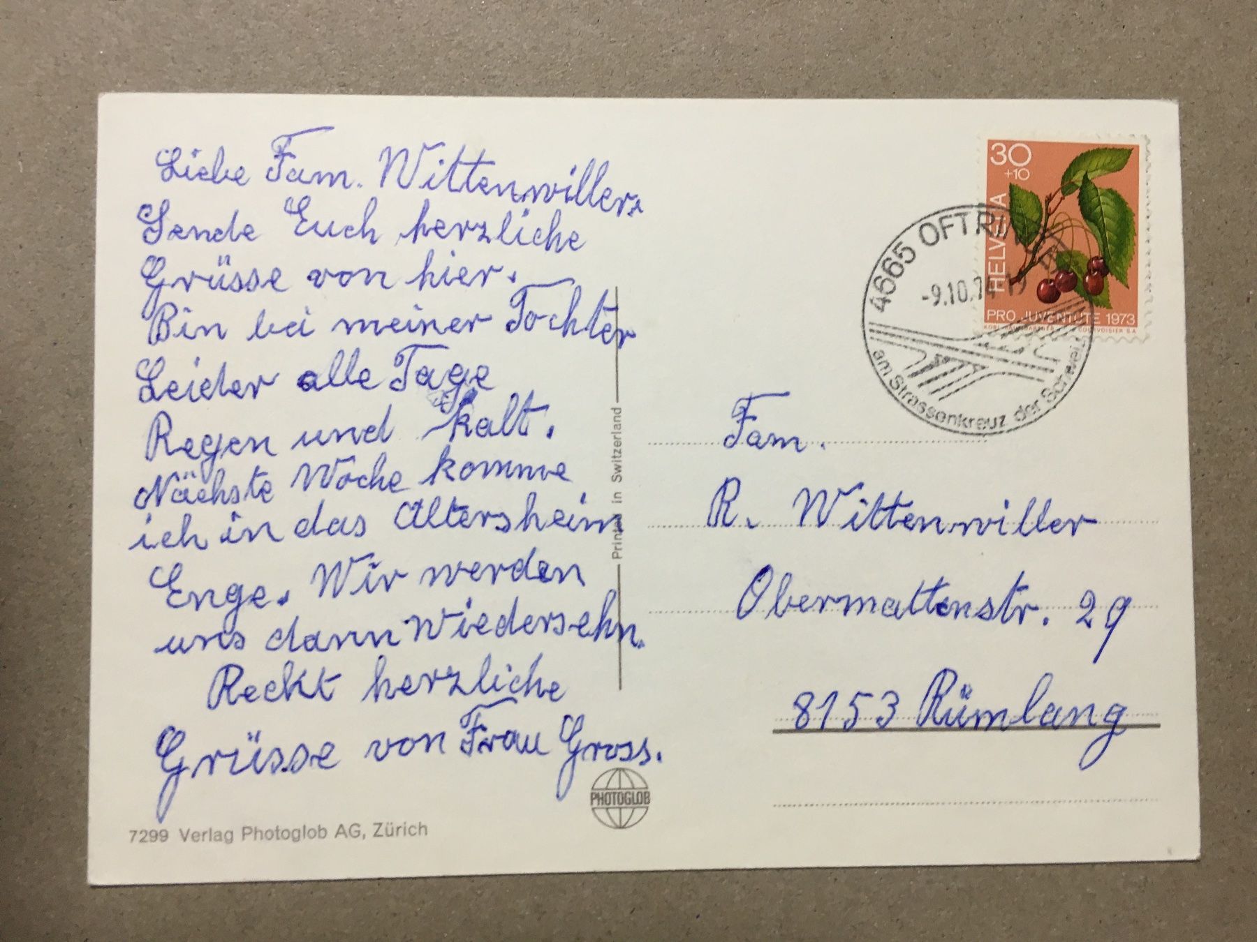 Cartes postales: Oftringen Aargau 1974 mehrbildrig – D'occasion à Küttigen par Melisch1000 1