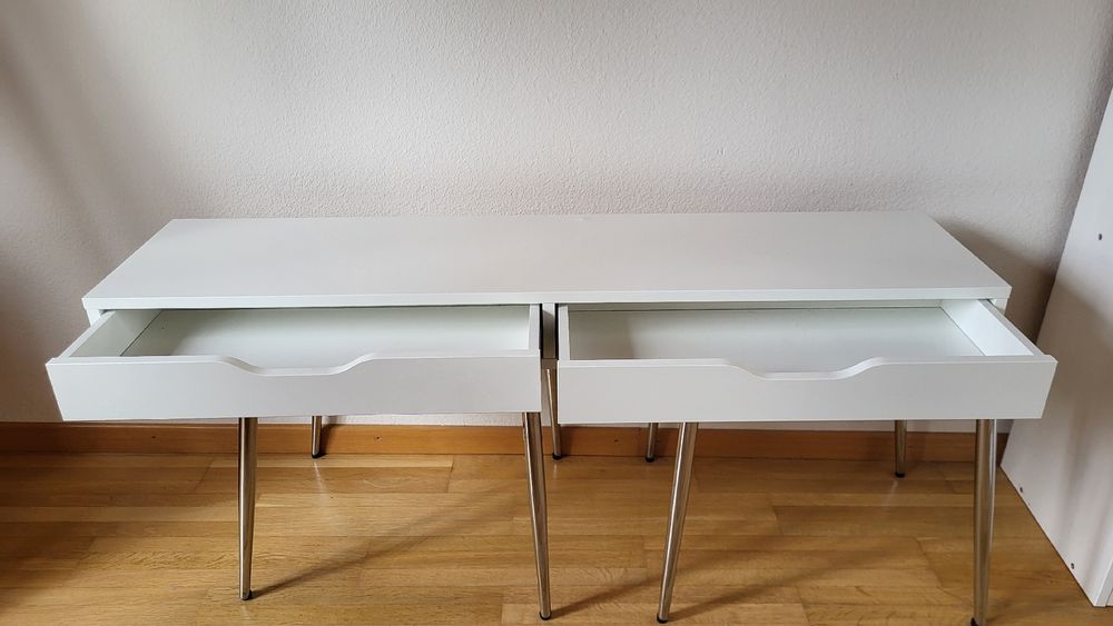 EKBY ALEX Regal mit Schubladen, weiss, inkl. Konsolen (Gebraucht) in ...