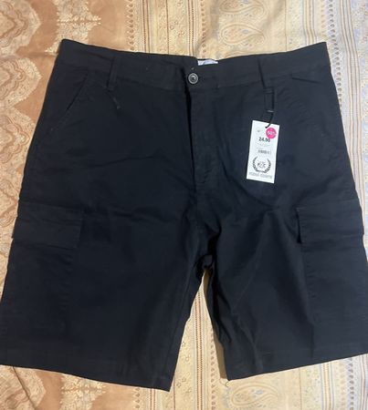 Piero Conte Cargo Bermuda Shorts Schwarz – NEU mit Etikett 2