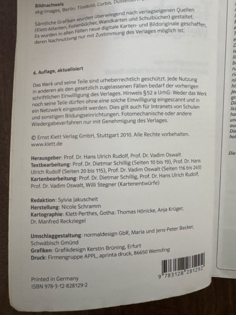 Bücher: TaschenAtlas Weltgeschichte – Gebraucht aus Zürich von lin_6878 2