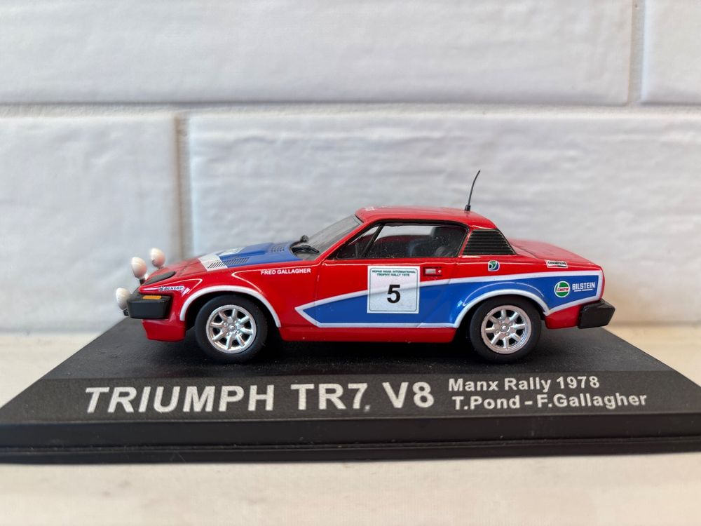 Ixo 1/43 Triumph TR7 V8 Rallye Manx 1978, (Neu (gemäss Beschreibung ...
