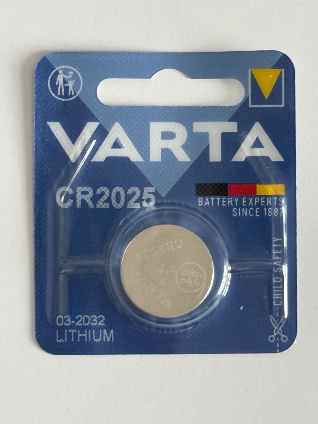 Varta Caricatori & Batterie: Varta CR2025 – Nuovo e nell'imballaggio originale da Langwiesen venduto da hugo201l