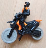 Actionfigur mit Motorrad von Mc Donalds 2001 13 x 13 x 5 cm