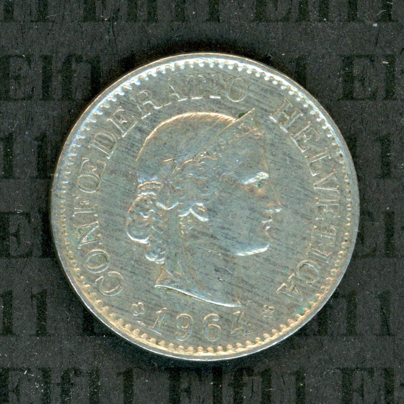 Tutti le monete: CHF___0.10 1964 -vz 10 Rappen – Usato da Widnau venduto da Elf11