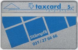 Stämpfli (2. Auflage) - ungebrauchte Kunden Taxcard