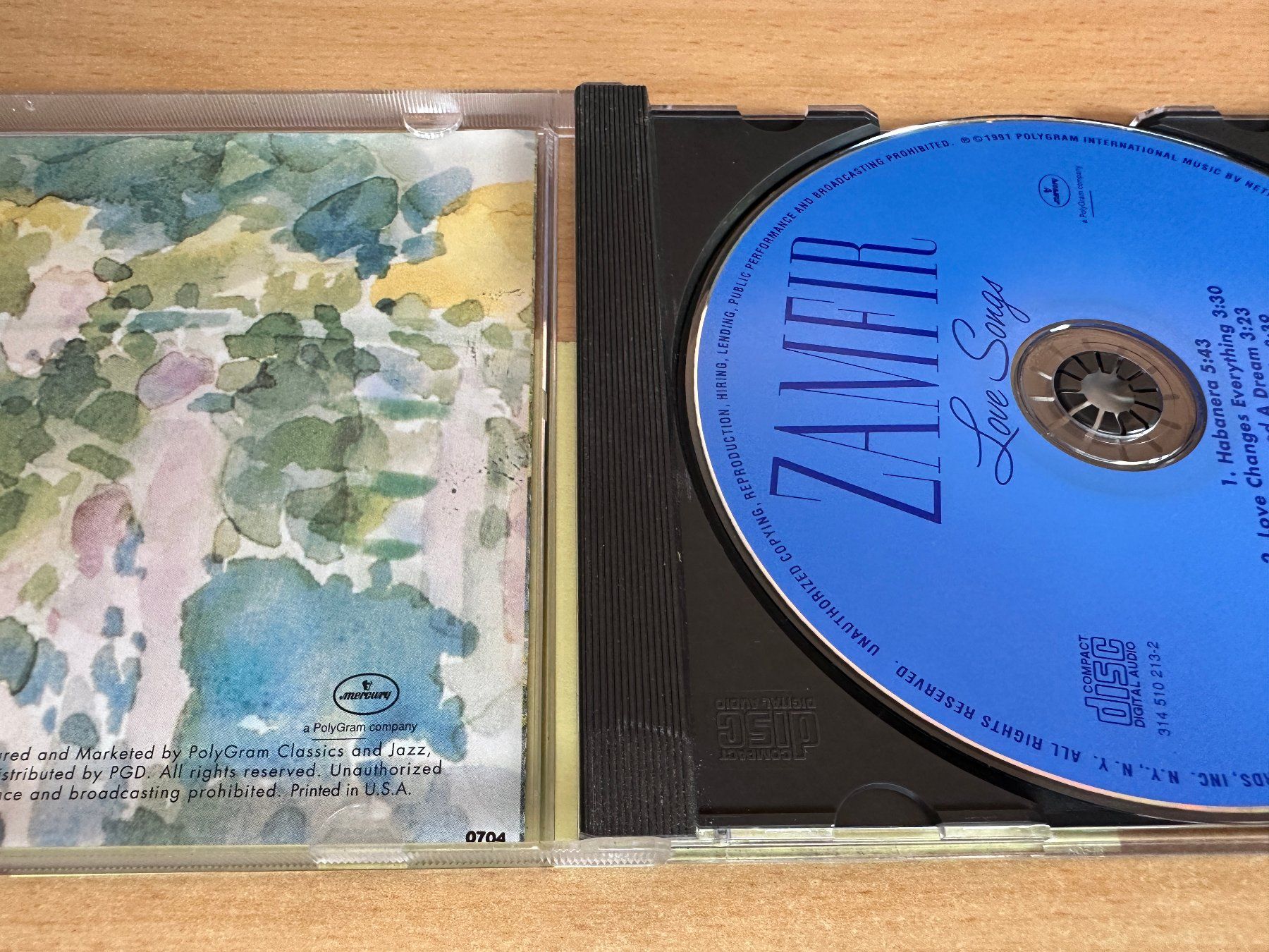 CD: Zamfir – Love Songs – Usato da Rikon im Tösstal venduto da Alpenmutz 2