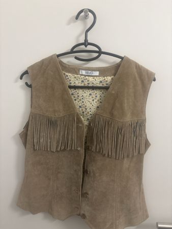 Liu Jo Wildleder Gilet Gr. 44