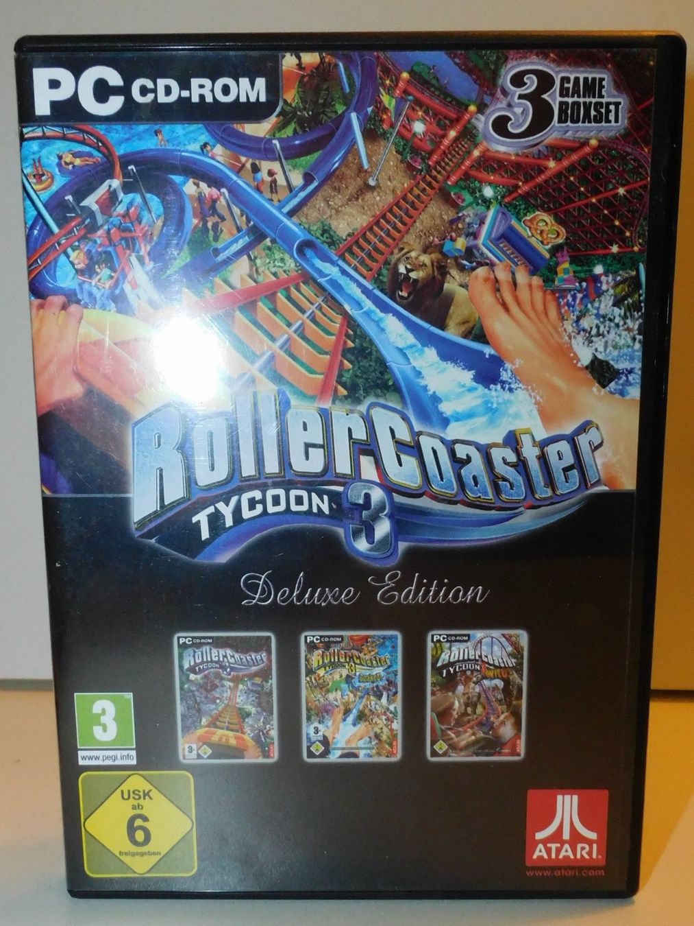 Spiele: Game Videospiel PC - CD-Rom Roller Coaster Tycoon 3  - 2004 – Gebraucht aus Sursee von 76