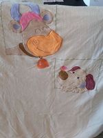 Kuscheliges Kinder Sommer Duvet mit Kuh und Hund Motiv