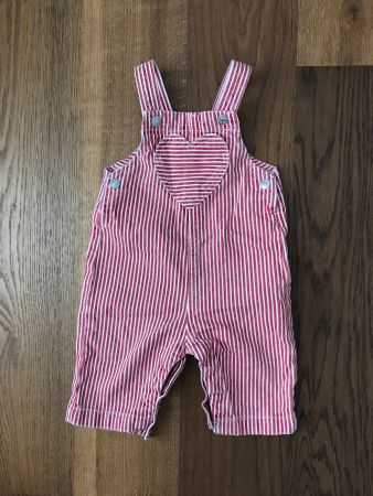 Latzhose rot-weiss gestreift Grösse 68 Zara