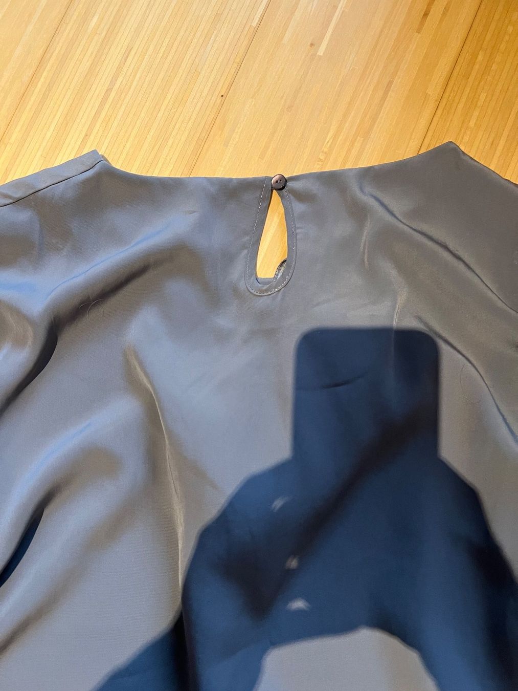 Camicette: Elegante PUBLIC Bluse, Gr. 42, Anthrazit, neuwertig – Usato da subingen venduto da gibo11 1