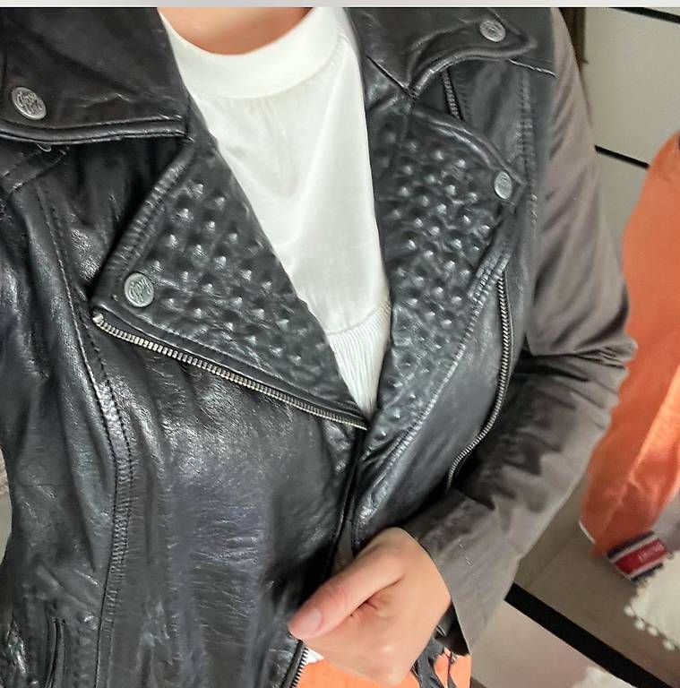 Giacche: leather biker jacket/blazer size 36/38 S/M – Usato da Zürich venduto da cel_cw9k 2