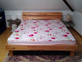 Massivholzbett, Buche, 160x200cm, Top Zustand, Abholbereit