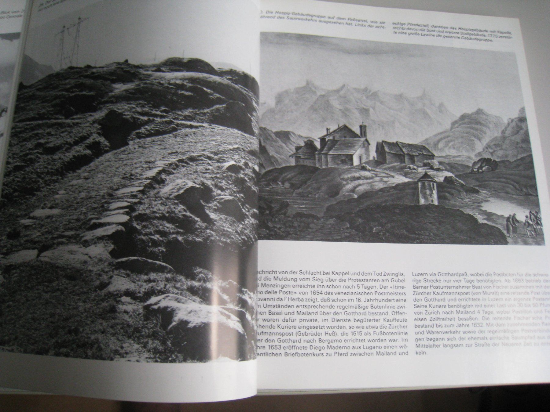 Libri: Der Gotthard, Eine Pass und Verkehrsgeschichte, 1976 – Usato da Buchs ZH venduto da swiss-train 3
