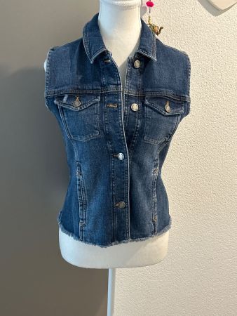 Damen Jeans - Gilet blau von More & More Gr. 34