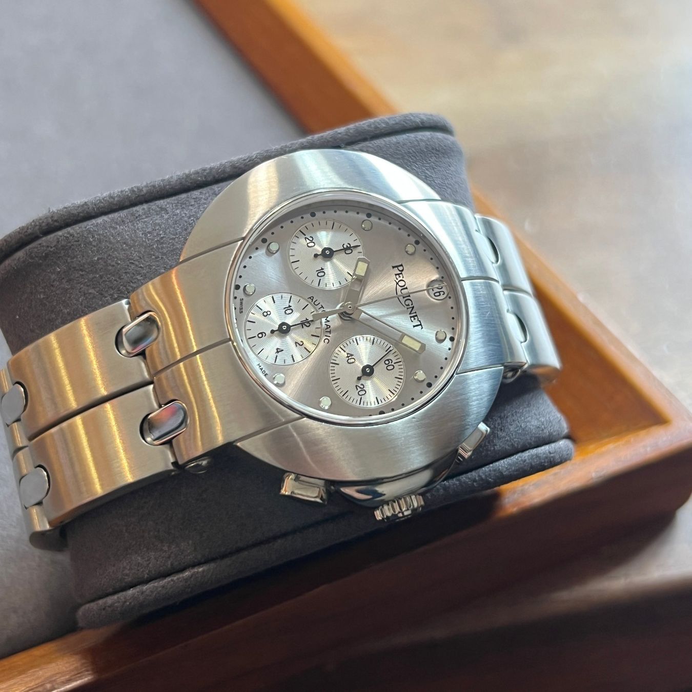 Orologi: Pequignet Moorea Anatomic Auto Chronograph – Usato da Carouge GE venduto da Watchaser 6