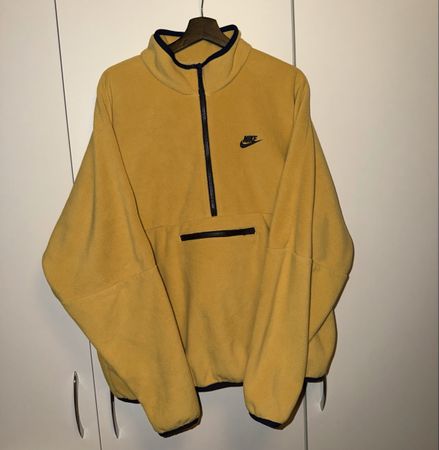 Nike Fleece Pullover Gelb Gr. L, wie NEU!