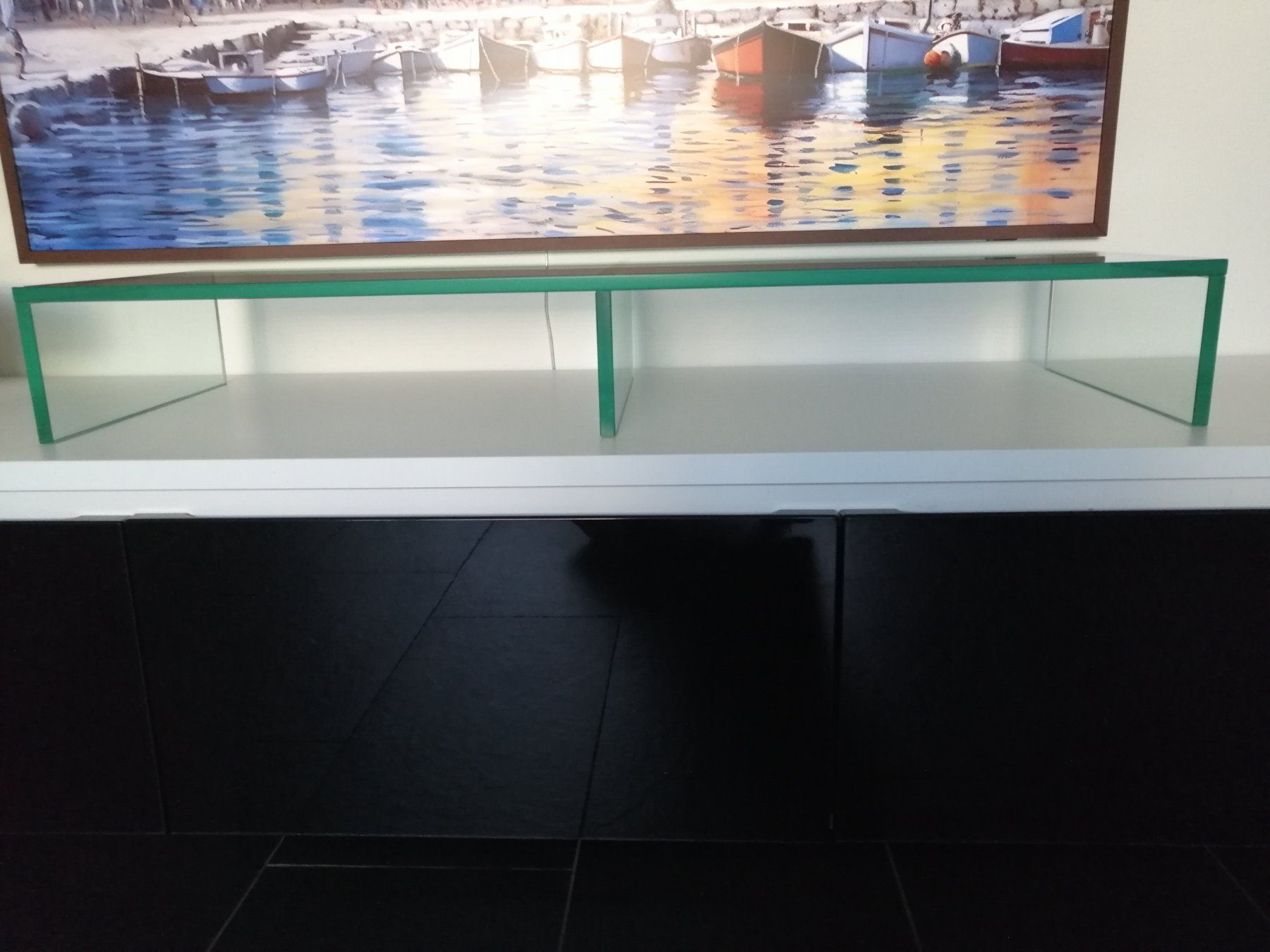 TV Möbel: Fernsehmöbel aus Glas – Gebraucht aus Thal von Chinev 6