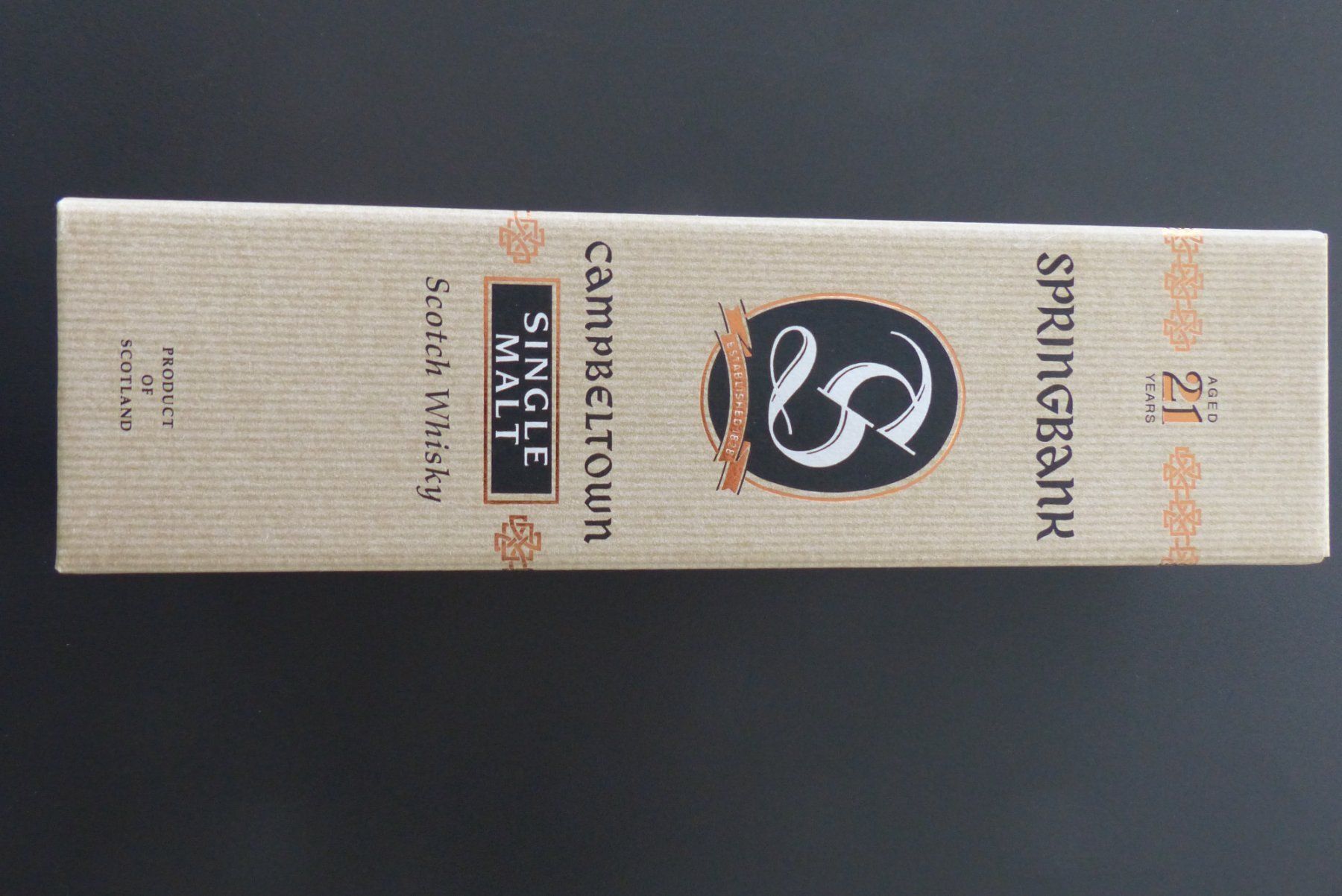 Springbank Bevande alcoliche: SPRINGBANK AGED 21 YEARS – Nuovo e nell'imballaggio originale da Steffisburg venduto da Marcifil