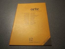 Orte Schweizer Literaturzeitschrift 12