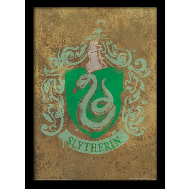 Foto & Immagini: Harry Potter Slytherin Crest Print – Nuovo e nell'imballaggio originale da HORGEN venduto da starworld