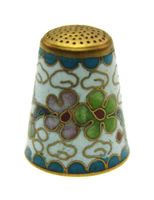 Fingerhut mit Blumenmotiv (1)
