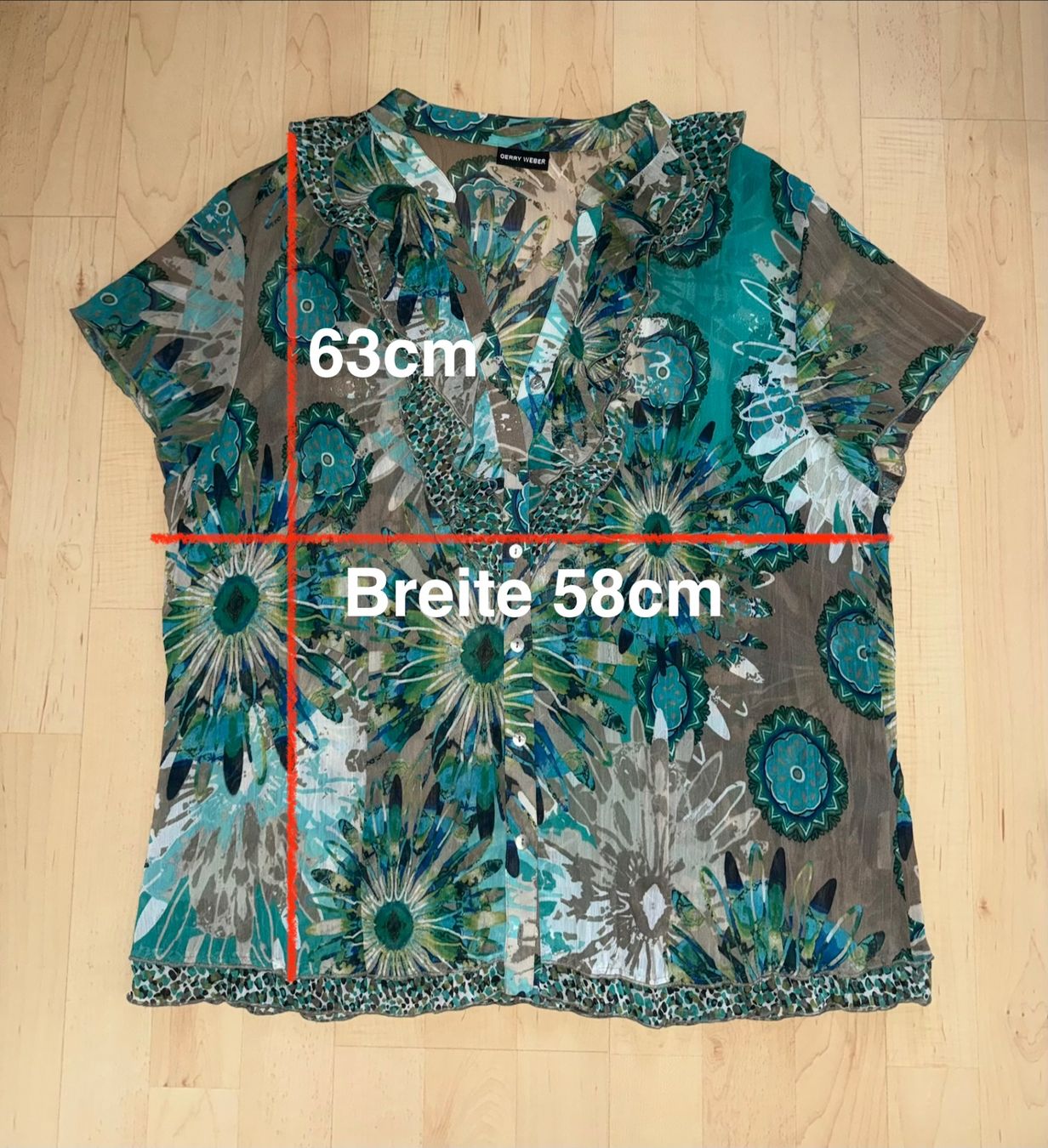 Gerry Weber Camicette: Sommerbluse von Gerry Weber L-XL – Usato da Buchrain venduto da nat_pl5p 7