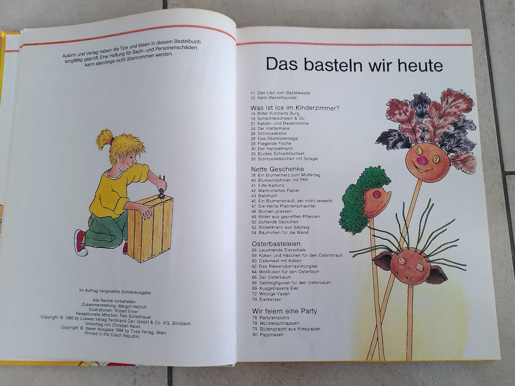 Libri: DAS GROSSE BUNTE BASTELBUCH – Usato da Brugg AG venduto da olamim 1