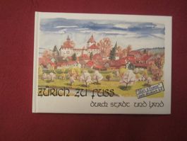 Zürich zu Fuss - Stadt & Land Wanderführer Karten - Buch
