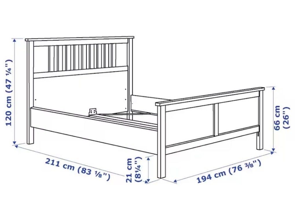 Ikea Letti: Ikea Hemnes Bett 180x200 + Matratzen – Usato da Frauenfeld venduto da Saskiatamara 5