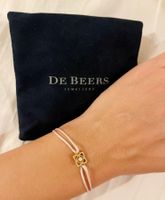 Bracelet De Beers Lotus, or 18k et diamant