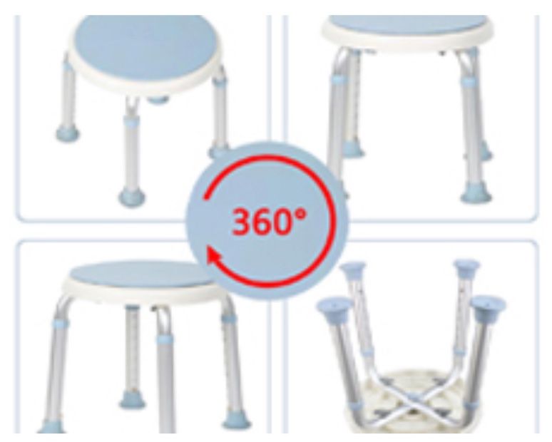 Sgabelli: 360°Drehbarer Duschhocker Duschstuhl Badehocker – Nuovo e nell'imballaggio originale da Bülach venduto da RockBottomOffTheRamp 8