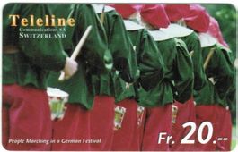 Teleline Telefonkarte Folklore