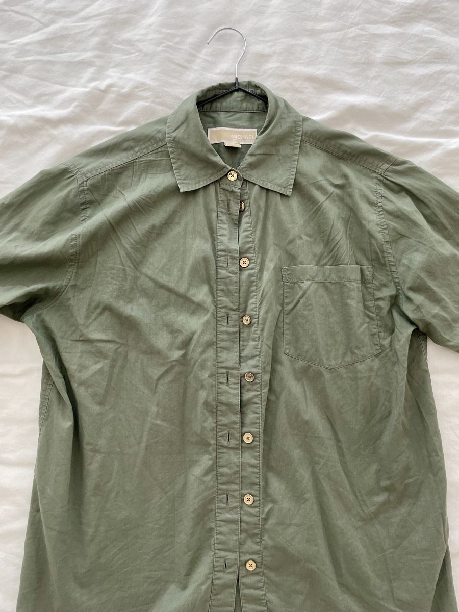 Michael Kors Camicette: Michae Kors Hemd in Khaki, Gr. S – Usato da Zürich venduto da vik_isi 1