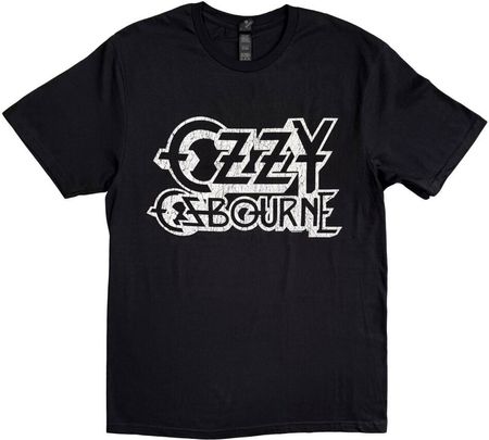 Ozzy Osbourne Unisex T-Shirt - Vintage Logo (Black) Grösse M