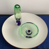 Josef Rozinek: Vase, Schale, Borokristall aus Nový Bor (CZ)